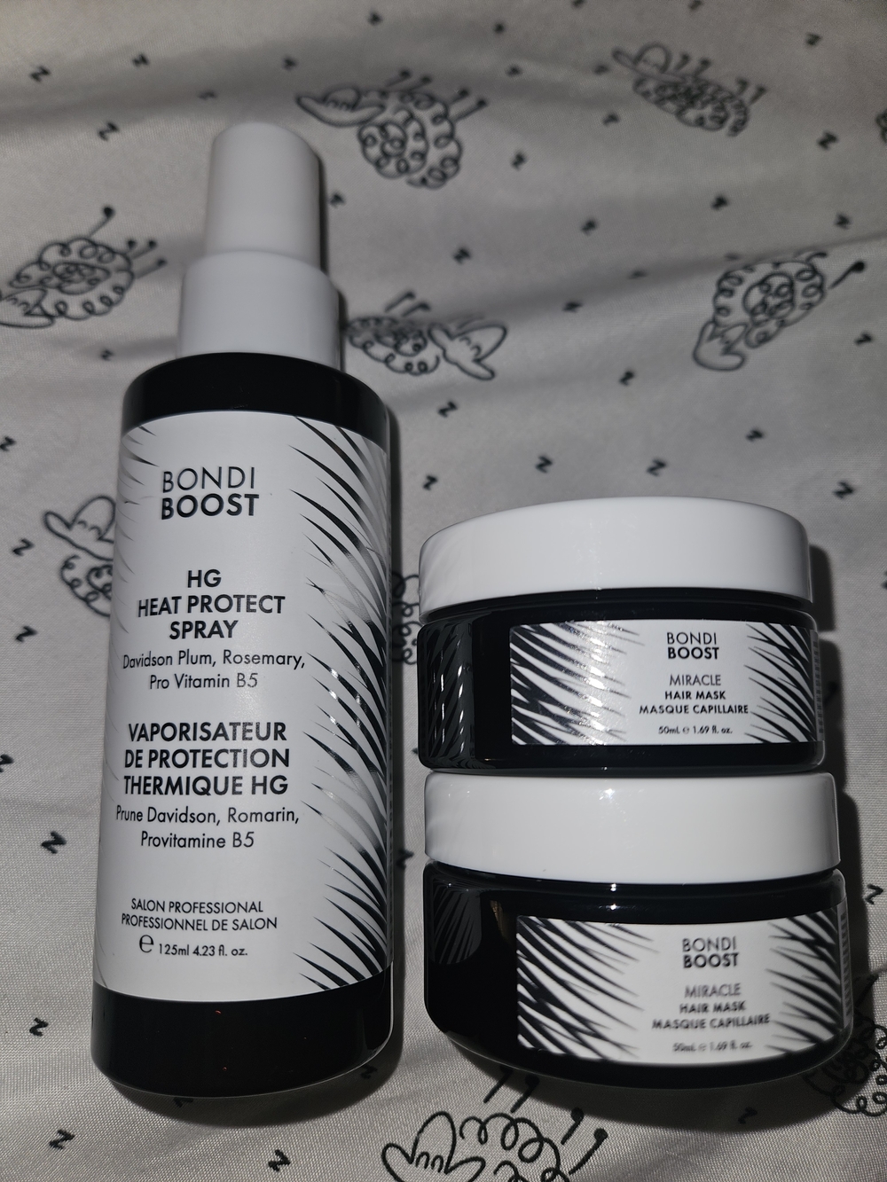Lot of 3 Bondi Boost HG Heat Protect Spray & Miracle Hair Mask Duo